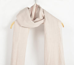 Handloom Cotton Neutral Scarf
