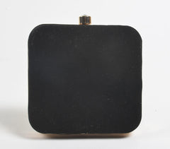 Embroidered Glass Beads Monochromatic Clutch Bag