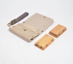 Upcycled DIY Sling Clutch with Adjustable Strap