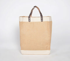 Hand Stitched Jute Utility Handbag
