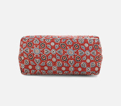 Red Cheese Printed Tote Bag