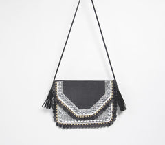Statement Embellished Banjara Envelope Sling Bag