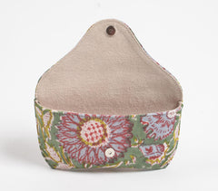 Block Printed Forest Garden Case for Eyeglasses