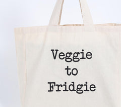 Typographic Cotton Tote Bag