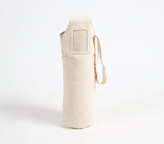 Hand Stitched Cotton Canvas Tote Bag for Yoga Mat