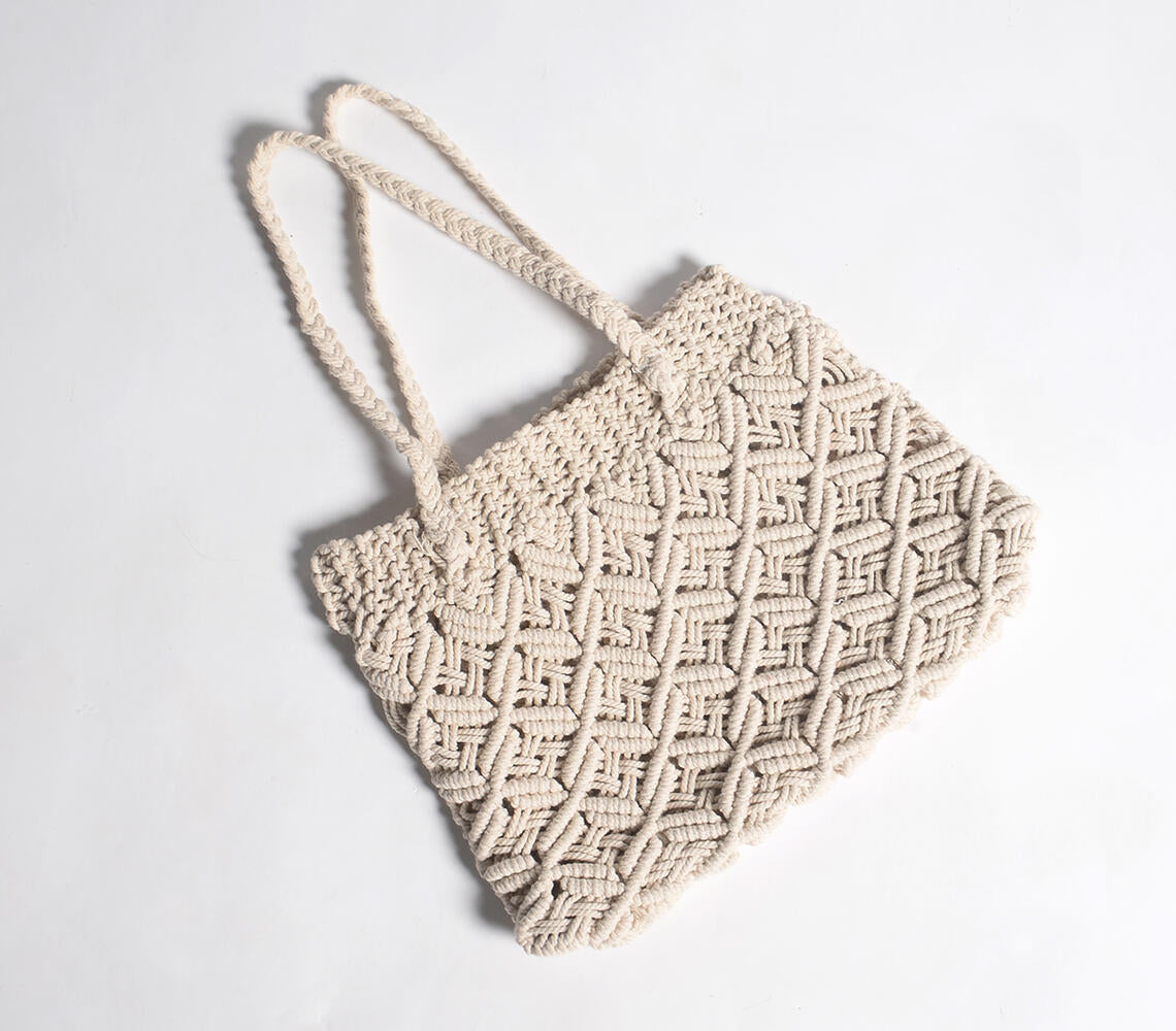 Diamond Macrame Handbag