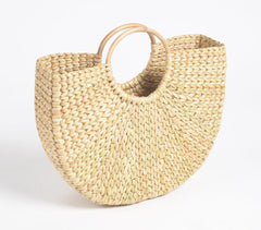 Handwoven Kauna Grass Shopping Handbag