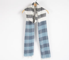Handwoven Classic Block Striped Stole