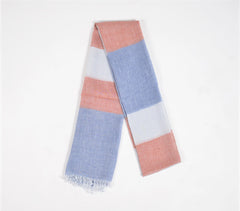 Handwoven Classic Colorblock Stole
