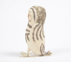 Handmade Felt Owl Plushie Soft Toy