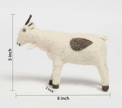 Handmade Felt Cotton Goat Toy