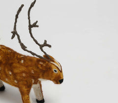 Handmade Felt Cotton Chital Deer Toy