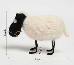 Handmade Felt Cotton 'Shaun the Sheep' Toy