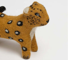 Handmade Felt Cotton Cheetah Toy