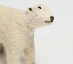Handmade Felt Cotton Polar Bear Toy