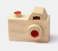 Handmade Wooden Mini Fridge Magnets (Set of 6)