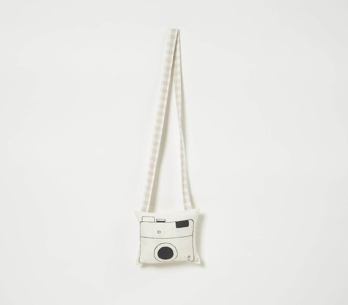Handmade Plush Toy Sling Camera