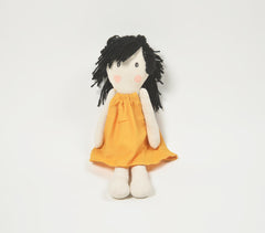 Handmade Messy-Haired Plush Rag Doll