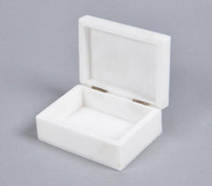Inlaid Semi-Precious Stone & Marble Jewelry Box Q1