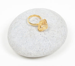 Citrine Stone Ring
