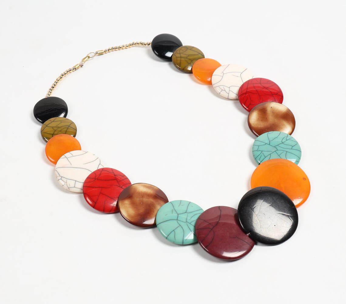 Vintage Resin Bead Necklace