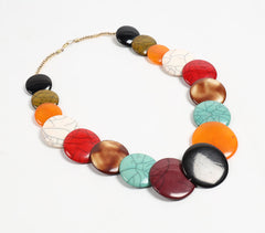 Vintage Resin Bead Necklace