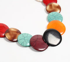 Vintage Resin Bead Necklace
