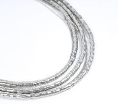 Silver-Toned Layered Necklace