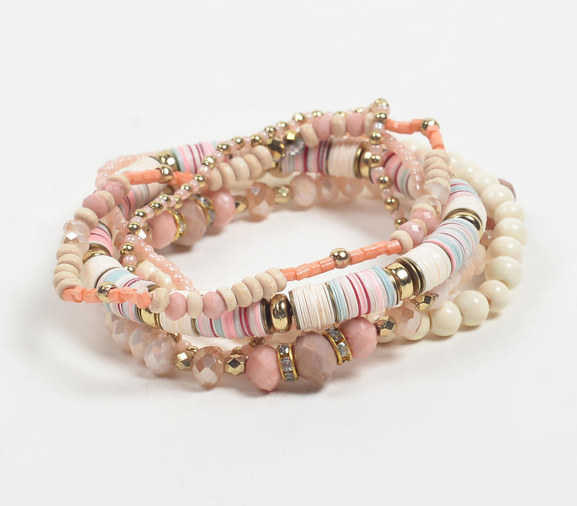Beaded Boho Twisted Bracelet