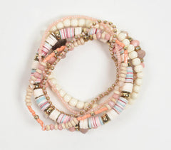 Beaded Boho Twisted Bracelet