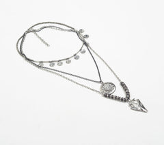 Antique Metallic Charm necklace