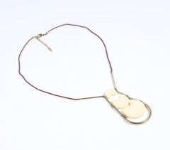 Resin & Brass Statement Necklace