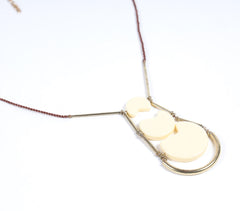 Resin & Brass Statement Necklace