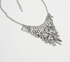Handcrafted Metallic Statement Necklace