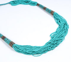 Beaded Turquoise Layered Necklace