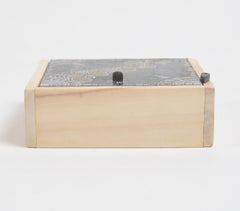 Traditional Art Hand Painted Wooden Trinket Box