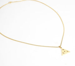 Minimal Golden-Toned Evil Eye Locket