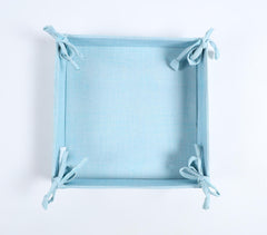 Sky Blue Square Decorative Tray