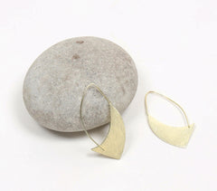 Statement Brass gold-toned Earrings