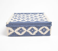 Recycled Cotton Diamond Patterned Handwoven Box Q1