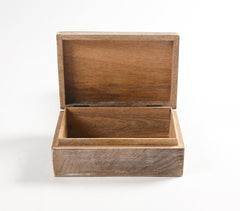 Hand Carved Mango Wood Jewelry Box