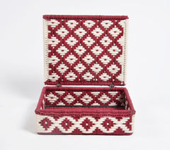 Handwoven Recycled Cotton Monochrome Box
