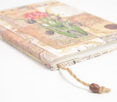Vintage Handcrafted Paperboard Textured Diary