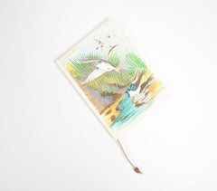 Hand Painted Paperboard Cover Diary