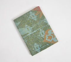 Kantha Embroidered Secret Personal Diary with Button & String Closure