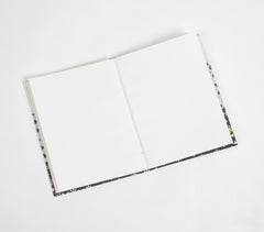Monotone Printed Patchwork Fabric Diary