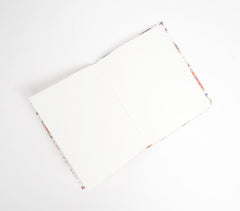 Paisley Printed Handmade Paper Diary Q1