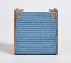 Upcycled DIY Blue Pen Stand