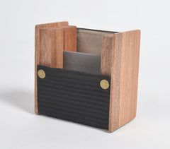 Upcycled DIY Blue Pen Stand
