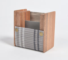 Upcycled DIY Grey Pen Stand